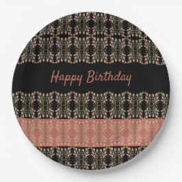 Prato De Papel Ronda Floral bonito