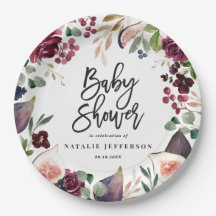 Rosa, burgata, + cor d'água fig floral e script