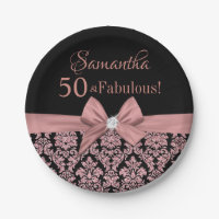 Rosa dourado, arco preto de damasco 50º aniversári