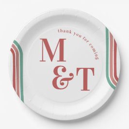 Prato De Papel Rosa | Estrias de Anos setenta retrorreflectores |