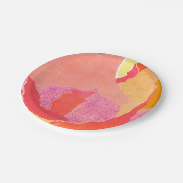 Prato De Papel Rosa IV (Inclinado)