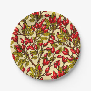 Prato De Papel Rosa, vermelho, verde, amarelo