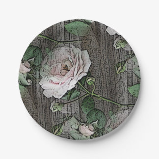 Prato De Papel Rosas