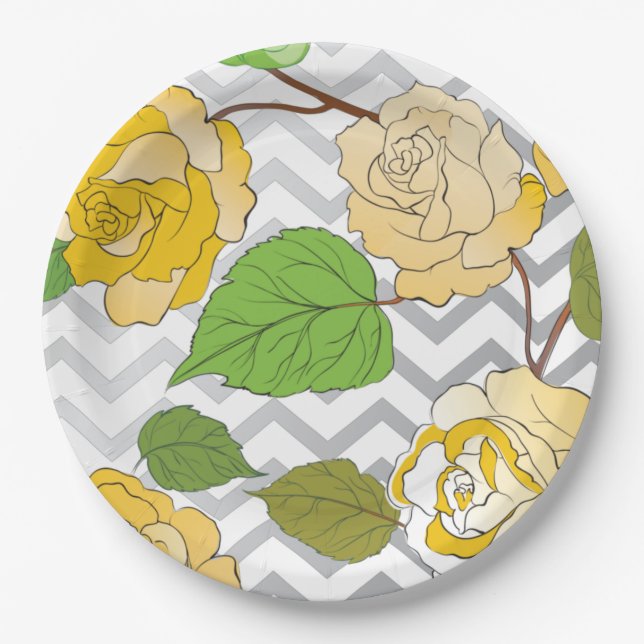 Prato De Papel Rosas 11 (Frente)