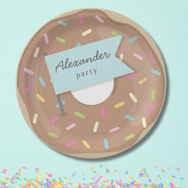 PRATO DE PAPEL ROSQUINHA DE CHOCOLATE