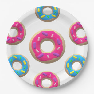 Prato De Papel Rosquinha de papel