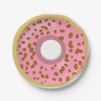 Rosquinha Papel Coloca Pontos Rosa Festa de Menina