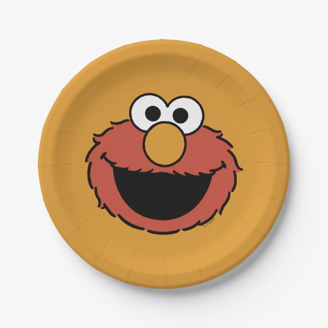 Prato De Papel Rosto Sorridente do Elmo (Frente)