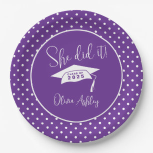 Prato De Papel Roxo Ela Fez Formatação