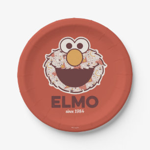 Prato De Papel Rua Sésamo   Elmo Desde 1984