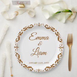 Prato De Papel Rustic Mexican Wedding Paper Plates – Papel Picado