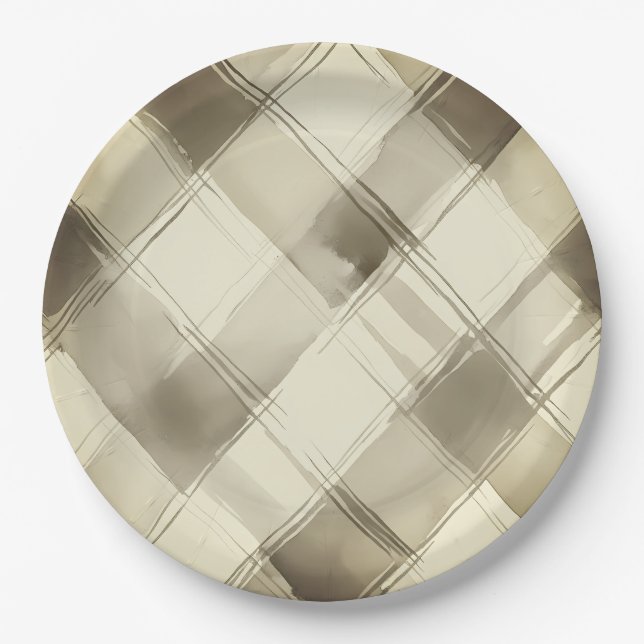 Prato De Papel Rústico fresco do Chá de panela de Fruta do mercad (Frente)