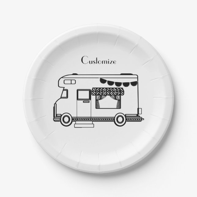 Prato De Papel RV Camper Caravan Thunder_Cove (Frente)