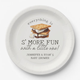 Prato De Papel S’mores Fall Bonfire Outdoor Baby Shower