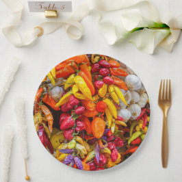 Prato De Papel Sabores mediterrânicos