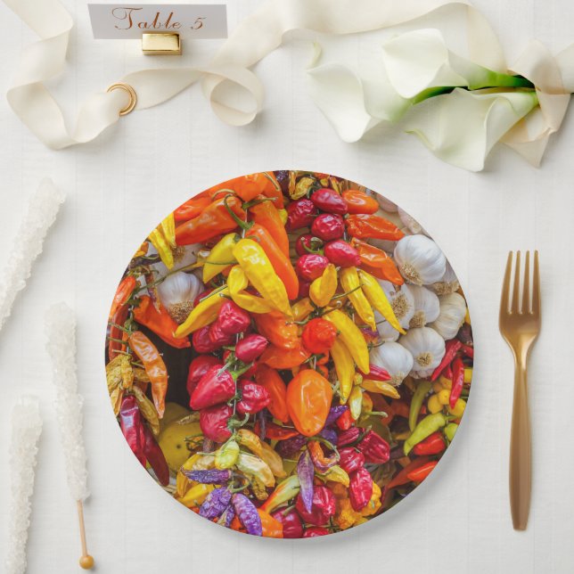 Prato De Papel Sabores mediterrânicos (Casamento)