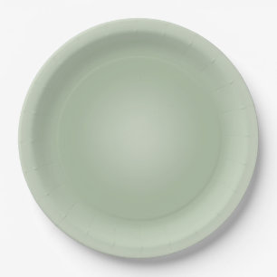Prato De Papel Sage Green Gradient Aura