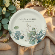 Sage Verde Eucalipto Elegante Boho