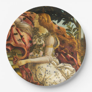 Prato De Papel Sandro Botticelli "O Nascimento de Vênus - Hora" P