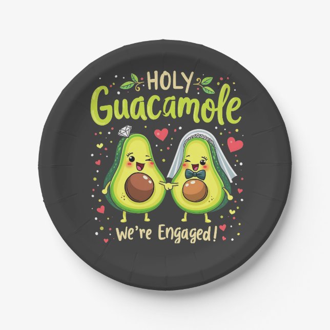 Prato De Papel Santa Guacamole, somos noiva de Casais Envolvidos (Frente)