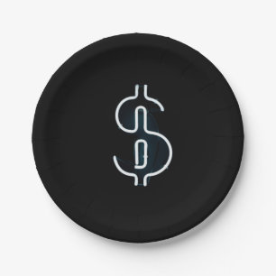 Prato De Papel Santo dólar neonário