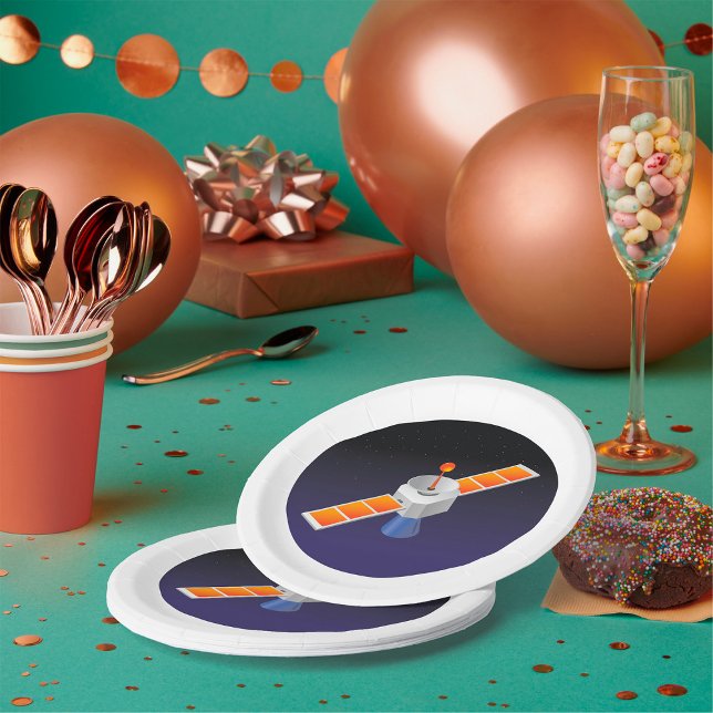 Prato De Papel Satélite no Espaço (Criador carregado)