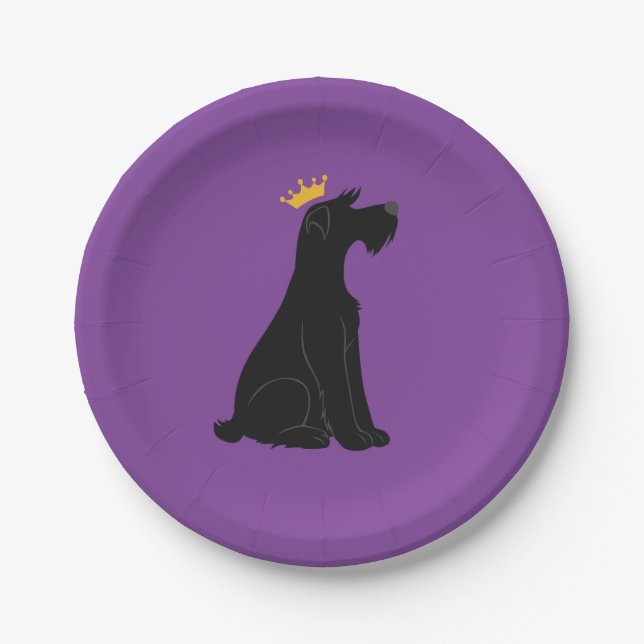 Prato De Papel Schnauzer Prince (Frente)