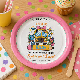 Prato De Papel School’s Back Bash! Editable End of Summer Party 