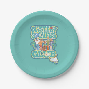 Prato De Papel Scooby-Doo e a gangue "Mystery Solvers Club"