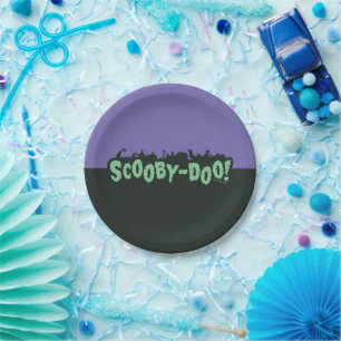 Prato De Papel Scooby-Doo! Logotipo Silhouette Monster
