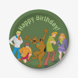 Prato De Papel Scooby-Doo Mystery Inc.