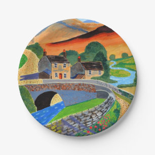 Prato De Papel Scottish Highlands 2 placa de papel