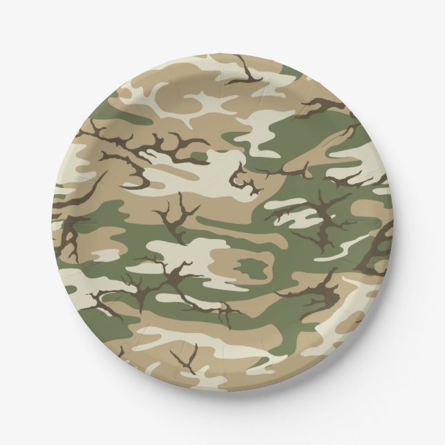 Prato De Papel Scrub Camo (Frente)
