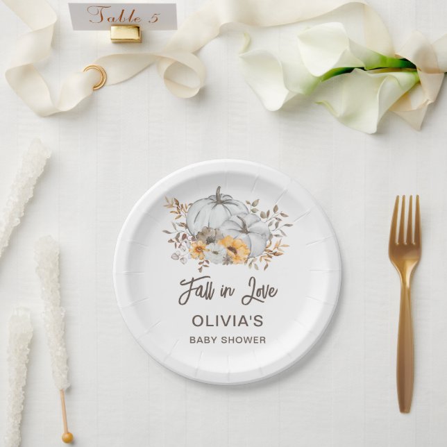 Prato De Papel Se apaixonar (Casamento)