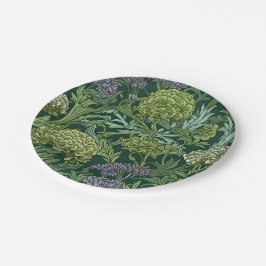Prato De Papel Seamless William Morris style floral pattern