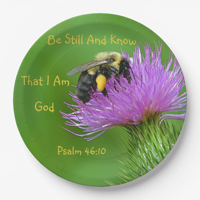 Prato De Papel Seja Bumblebee (Frente)