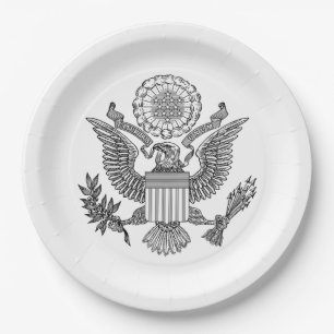 Prato De Papel Selo excelente dos Estados Unidos da América (EUA)