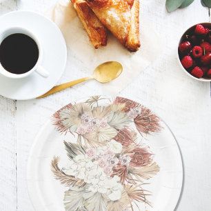 Prato De Papel Selva Tropical de Pampas Grass