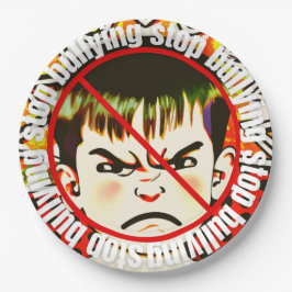 Prato De Papel Sem Bullying