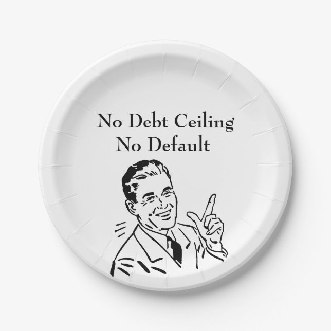 Prato De Papel Sem Limite de Dívida, Sem Padrão (Frente)