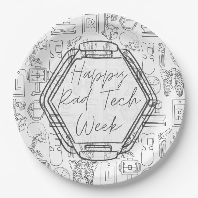 Prato De Papel Semana técnica de anúncios (Frente)
