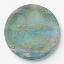 Prato De Papel Série de Nenúfares de Claude Monet