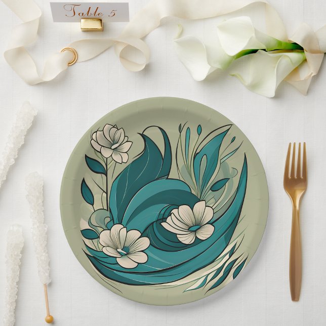 Prato De Papel Serqet (Serqet Paper Plates
)