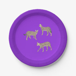 Prato De Papel Serval Cats 