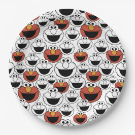 Prato De Papel Sesame Street | Elmo - First Birthday Paper Plates