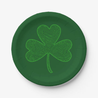 Prato De Papel Shamrock