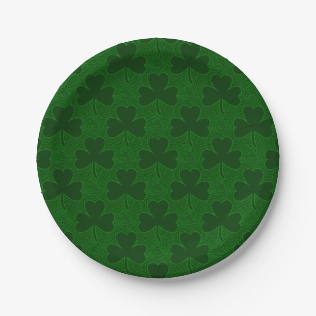Prato De Papel Shamrock (Frente)