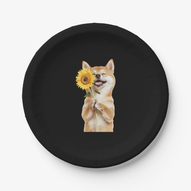 Prato De Papel Shiba Inu   (Frente)