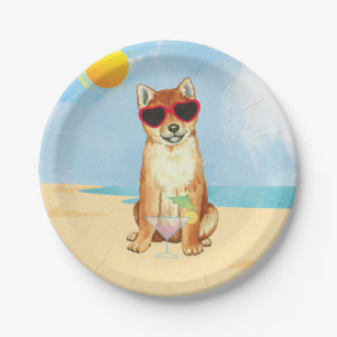 Prato De Papel Shiba Inu