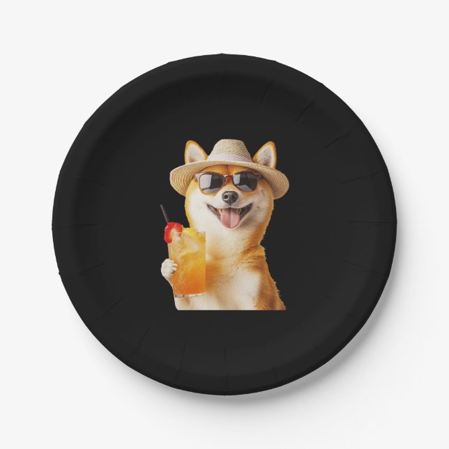 Prato De Papel Shiba Inu (Frente)
